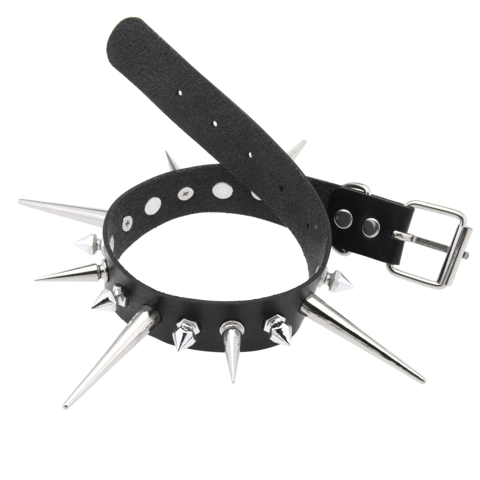 KMVEXO Punk długi kolczasty Ch – Goth Punk Spike Choker recenzja i cena
