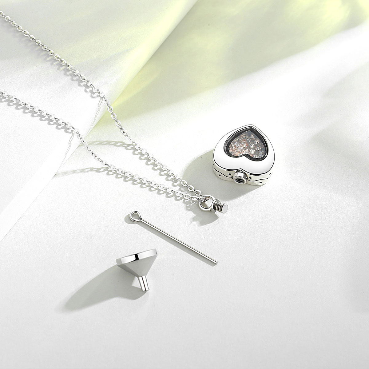 Eudora Sterling Silver Heart L – Heart Locket Necklace Photo recenzja i cena