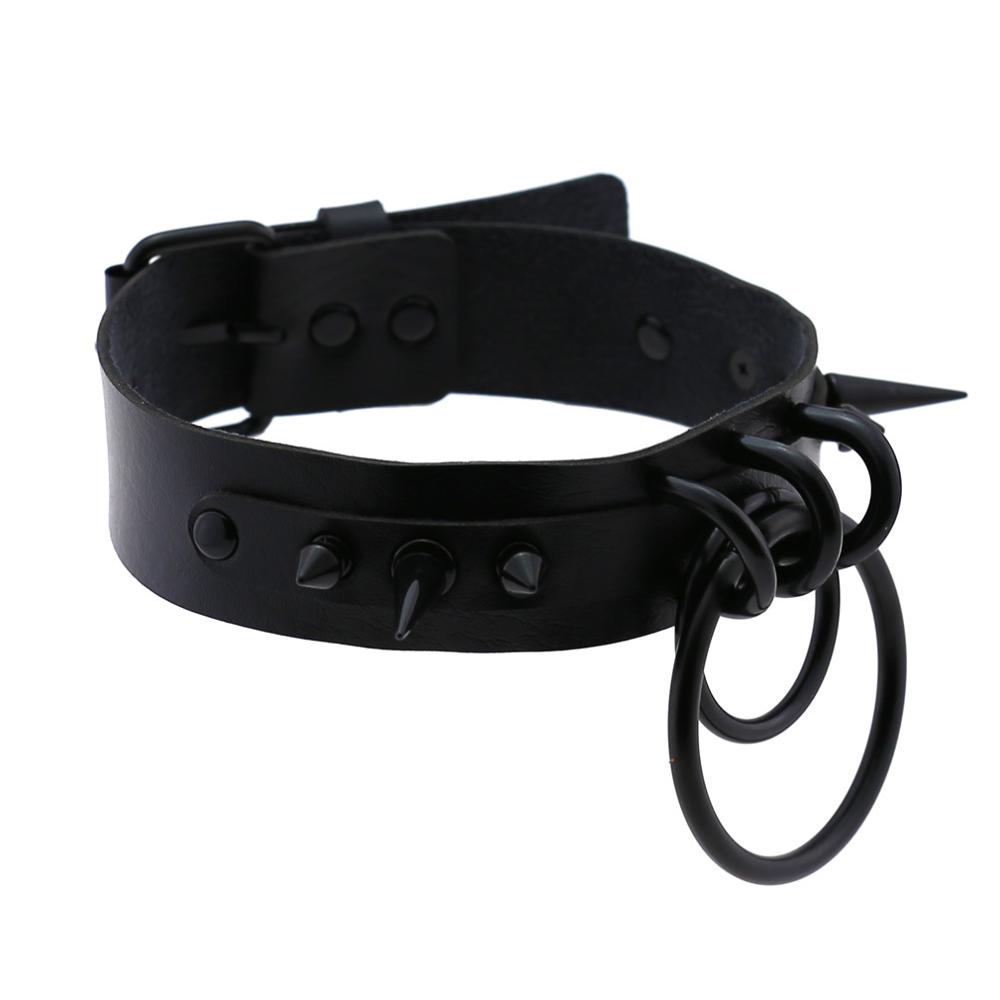 Czarny kolczasty Choker Goth s – Goth Punk Spike Choker recenzja i cena