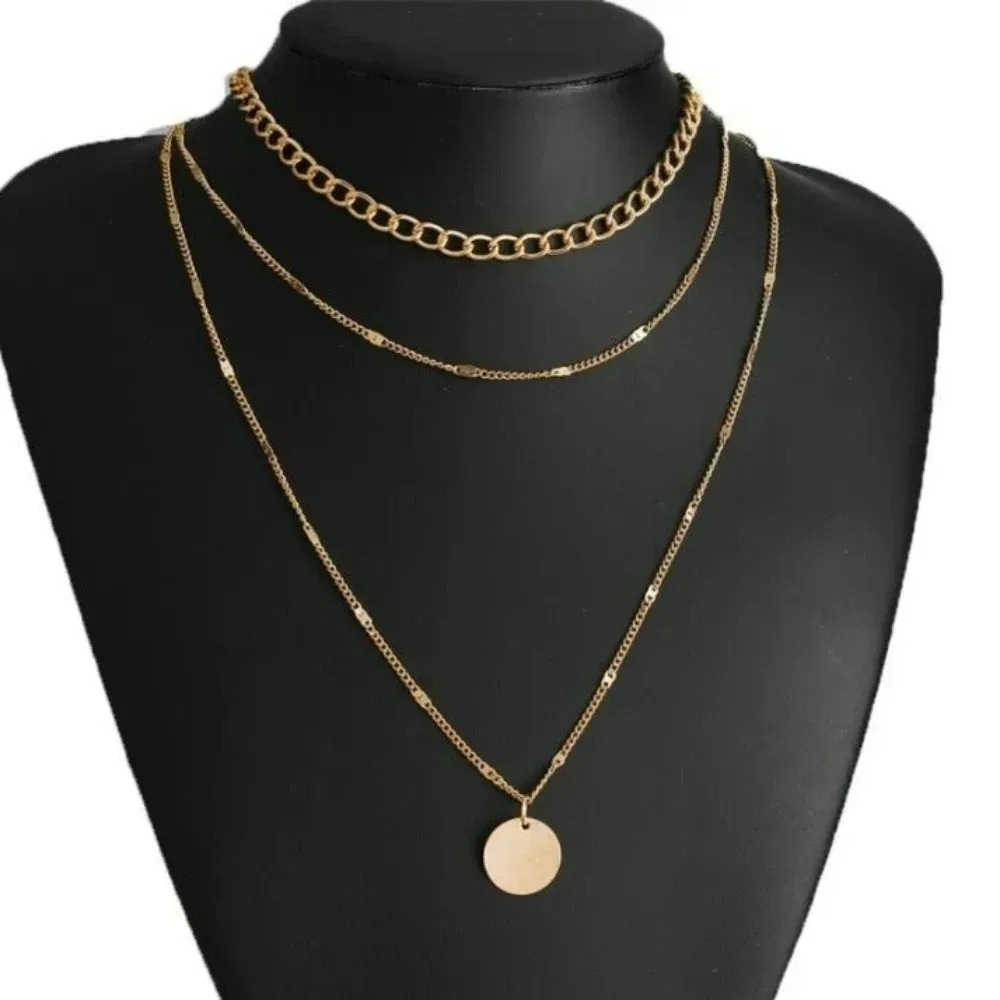 Estetyczne, modne, retro, vint – Layered Pendant Necklace Aesthetic recenzja i cena