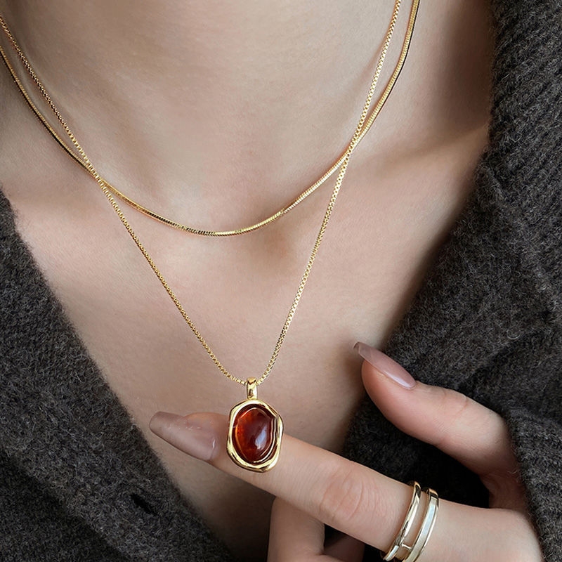 Moda w stylu Vintage dwuwarstw – Layered Pendant Necklace Aesthetic recenzja i cena