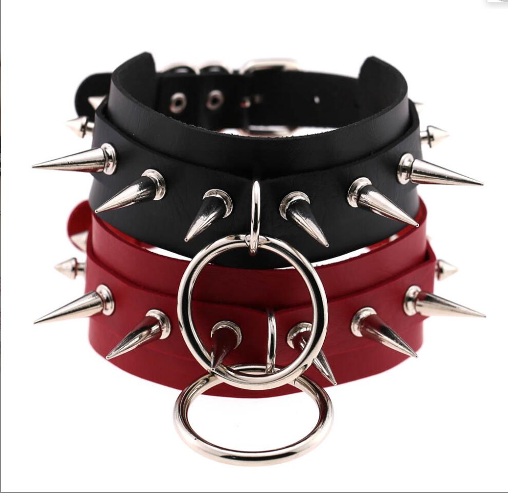 Długi kolczasty naszyjnik punk – Goth Punk Spike Choker recenzja i cena