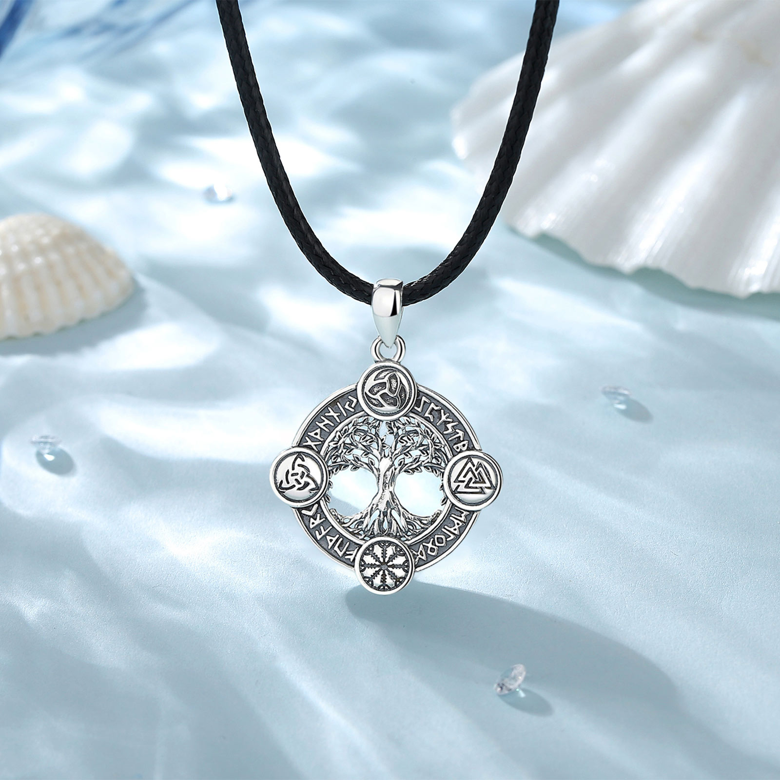 Eudora 925 Sterling Silver Tre – 925 Sterling Silver Chain Necklace Men recenzja i cena