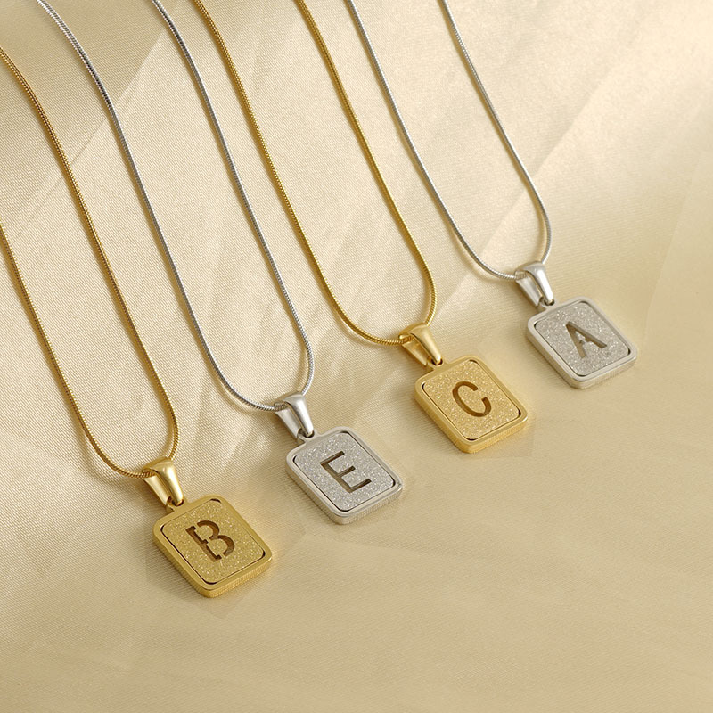 3 sztuk/worek wysokiej jakości – Initial Letter Necklace 18K Gold recenzja i cena