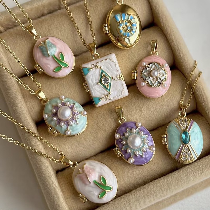 Modny naszyjnik z zawieszką ot – Heart Locket Necklace Photo recenzja i cena