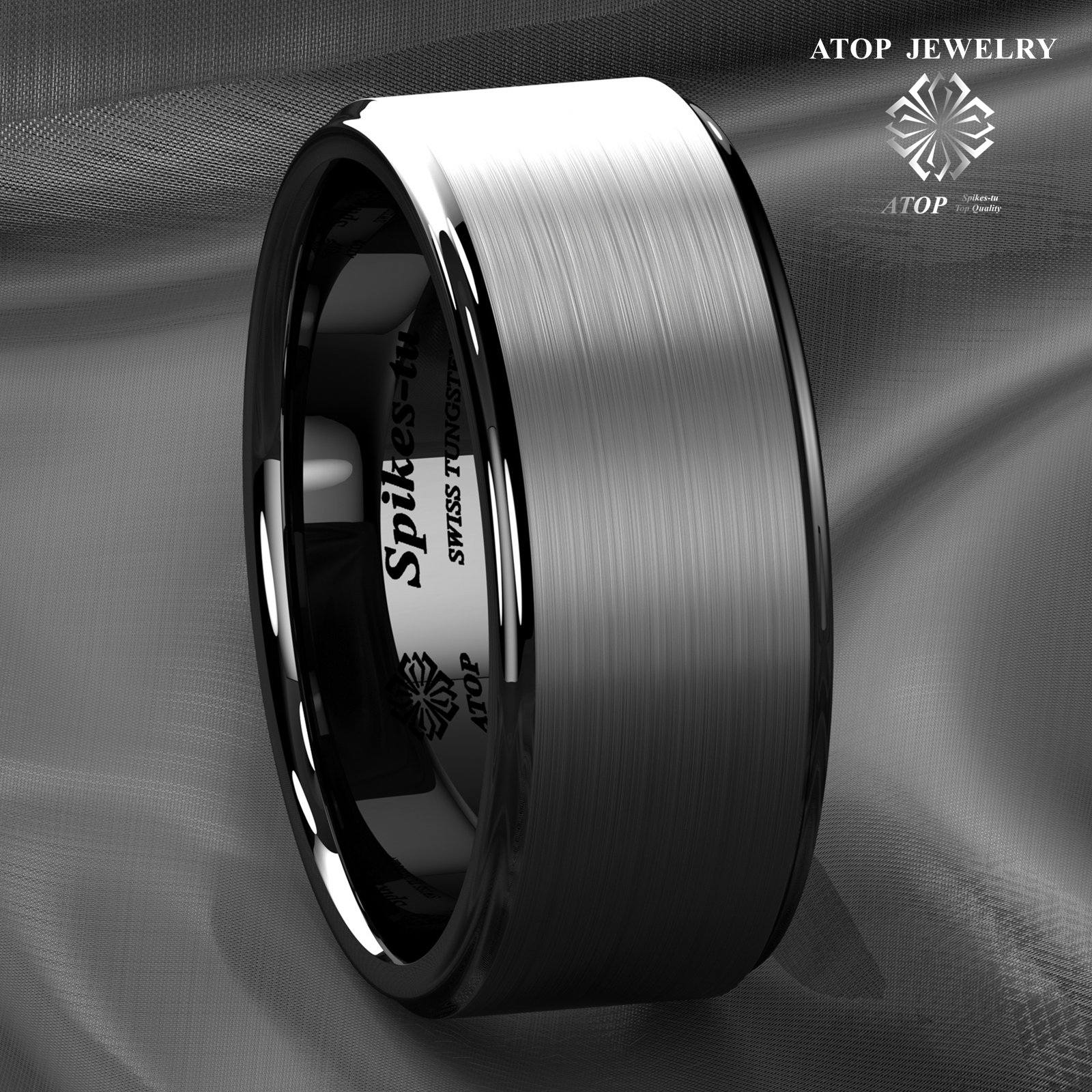 8mm czarny szczotkowany kolor  – Rings recenzja i cena