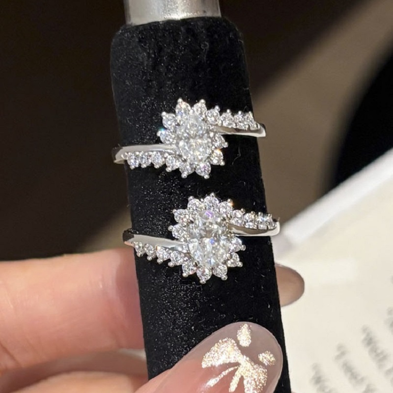 Apaison Luksusowy Pierścionek  – Moissanite Engagement Ring 1 Carat recenzja i cena