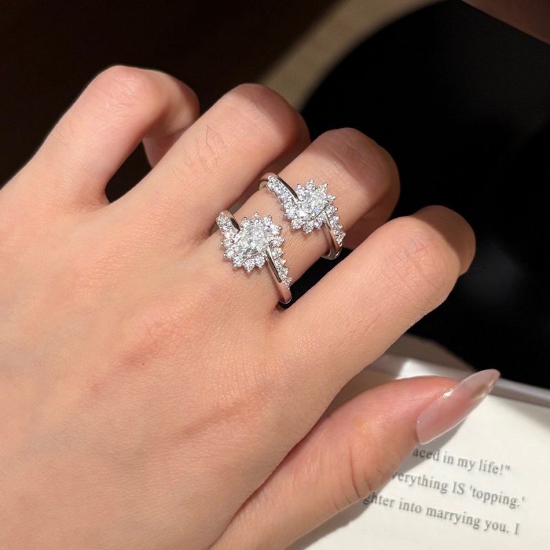 Apaison Luksusowy Pierścionek  – Moissanite Engagement Ring 1 Carat recenzja i cena