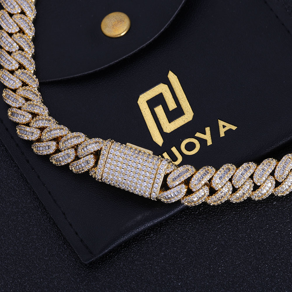 NUOYA Hip Hop biżuteria wysoki – Cuban Link Chain 12Mm recenzja i cena