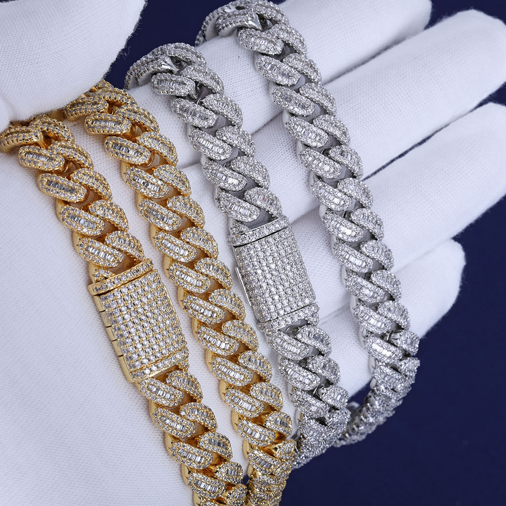 NUOYA Hip Hop biżuteria wysoki – Cuban Link Chain 12Mm recenzja i cena