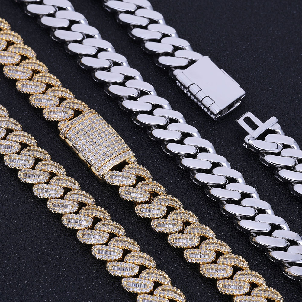 NUOYA Hip Hop biżuteria wysoki – Cuban Link Chain 12Mm recenzja i cena