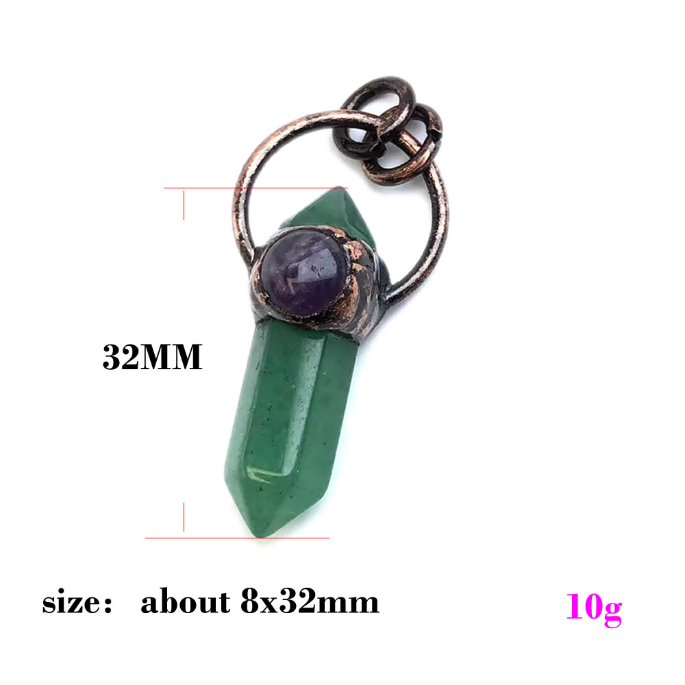 Naturalne kamienne zawieszki z – Crystal Pendant Necklace Natural Stone recenzja i cena