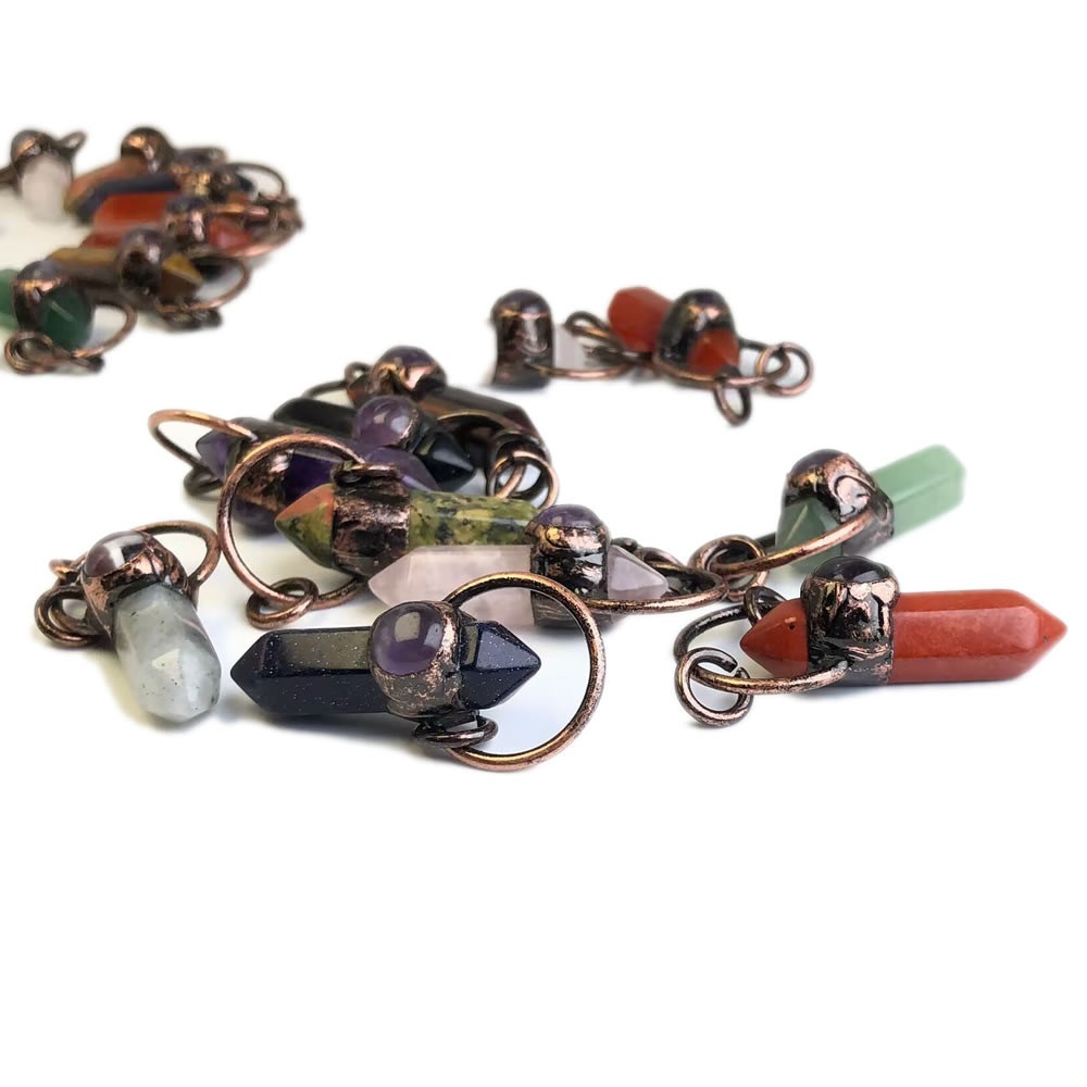 Naturalne kamienne zawieszki z – Crystal Pendant Necklace Natural Stone recenzja i cena