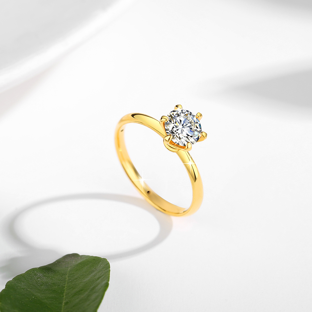 Prawdziwe złoto 18K Moissanite – Moissanite Engagement Ring 1 Carat recenzja i cena