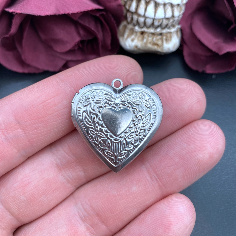 2 szt. Pudełko w kształcie ser – Heart Locket Necklace Photo recenzja i cena