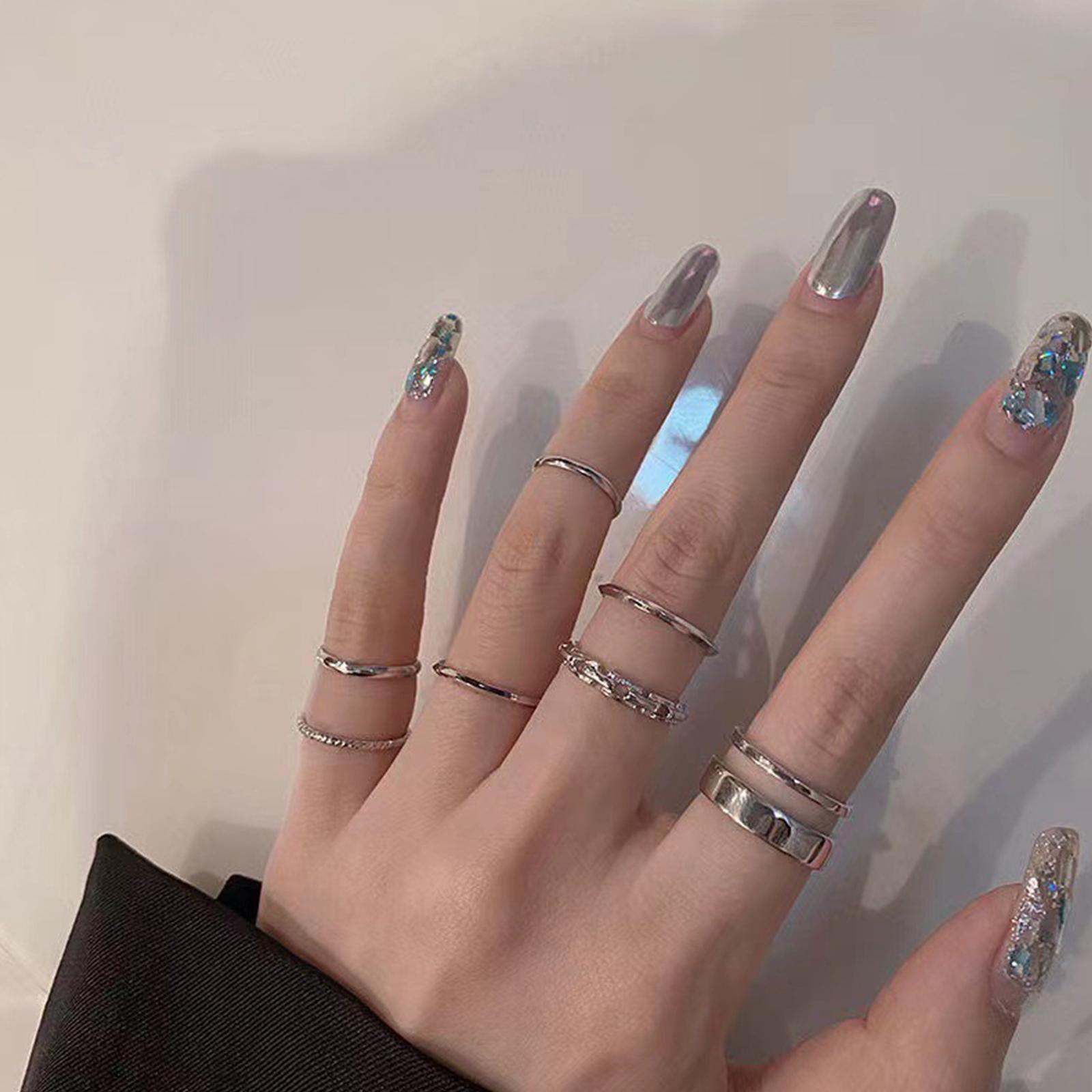 Zestaw damskich pierścieni hip – Vintage Punk Knuckle Rings Set recenzja i cena